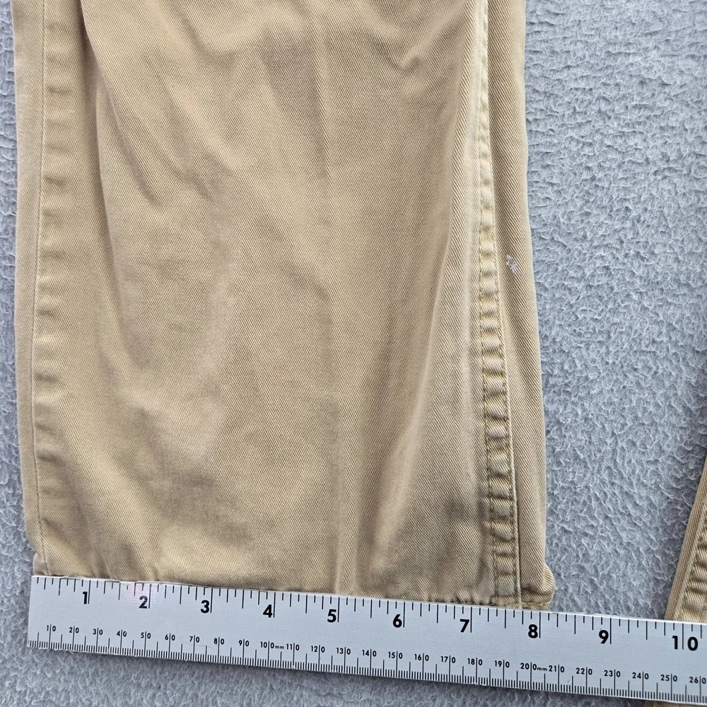 Polo Ralph Lauren‎ Men Pants 34X30 Khaki Pony Embroidery Straight Twill 650